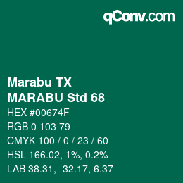カラーコード: Marabu TX - MARABU Std 68 | qconv.com