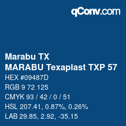 カラーコード: Marabu TX - MARABU Texaplast TXP 57 | qconv.com