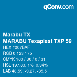 カラーコード: Marabu TX - MARABU Texaplast TXP 59 | qconv.com