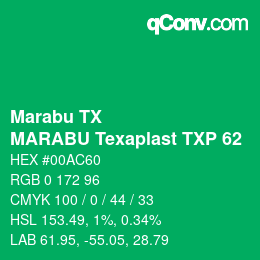 カラーコード: Marabu TX - MARABU Texaplast TXP 62 | qconv.com