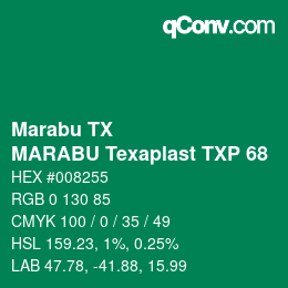 カラーコード: Marabu TX - MARABU Texaplast TXP 68 | qconv.com