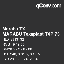 カラーコード: Marabu TX - MARABU Texaplast TXP 73 | qconv.com