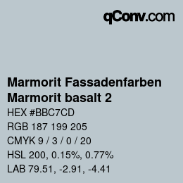 Code couleur: Marmorit Fassadenfarben - Marmorit basalt 2 | qconv.com