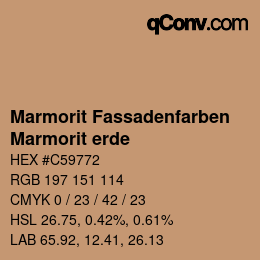 Farbcode: Marmorit Fassadenfarben - Marmorit erde | qconv.com