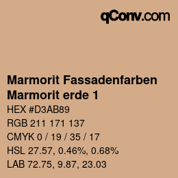 Farbcode: Marmorit Fassadenfarben - Marmorit erde 1 | qconv.com