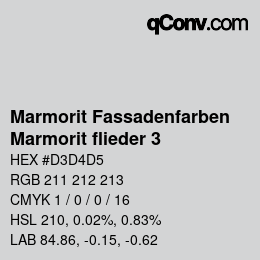 Farbcode: Marmorit Fassadenfarben - Marmorit flieder 3 | qconv.com