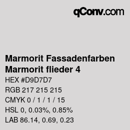 Farbcode: Marmorit Fassadenfarben - Marmorit flieder 4 | qconv.com