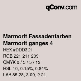 Code couleur: Marmorit Fassadenfarben - Marmorit ganges 4 | qconv.com