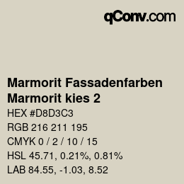 Farbcode: Marmorit Fassadenfarben - Marmorit kies 2 | qconv.com