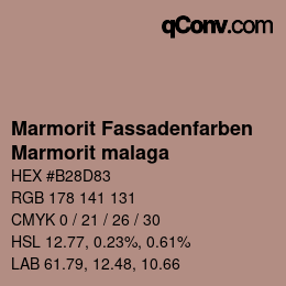 Farbcode: Marmorit Fassadenfarben - Marmorit malaga | qconv.com