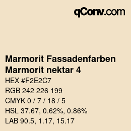 Farbcode: Marmorit Fassadenfarben - Marmorit nektar 4 | qconv.com