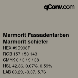 Farbcode: Marmorit Fassadenfarben - Marmorit schiefer | qconv.com