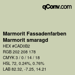 Farbcode: Marmorit Fassadenfarben - Marmorit smaragd | qconv.com