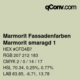 Farbcode: Marmorit Fassadenfarben - Marmorit smaragd 1 | qconv.com