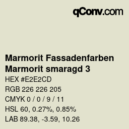 カラーコード: Marmorit Fassadenfarben - Marmorit smaragd 3 | qconv.com