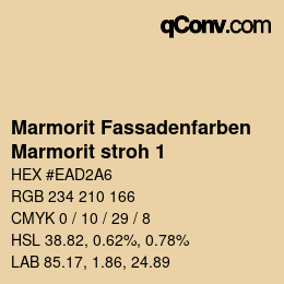 Code couleur: Marmorit Fassadenfarben - Marmorit stroh 1 | qconv.com