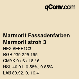 Code couleur: Marmorit Fassadenfarben - Marmorit stroh 3 | qconv.com