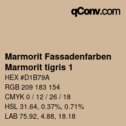 Farbcode: Marmorit Fassadenfarben - Marmorit tigris 1 | qconv.com