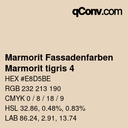 カラーコード: Marmorit Fassadenfarben - Marmorit tigris 4 | qconv.com