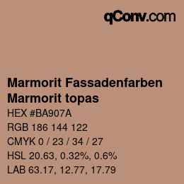 Farbcode: Marmorit Fassadenfarben - Marmorit topas | qconv.com