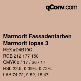 Code couleur: Marmorit Fassadenfarben - Marmorit topas 3 | qconv.com