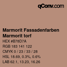 Code couleur: Marmorit Fassadenfarben - Marmorit torf | qconv.com