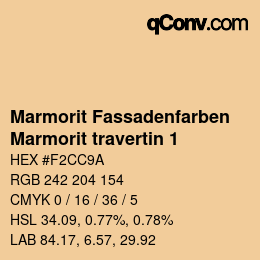 カラーコード: Marmorit Fassadenfarben - Marmorit travertin 1 | qconv.com