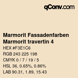 カラーコード: Marmorit Fassadenfarben - Marmorit travertin 4 | qconv.com