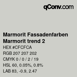 カラーコード: Marmorit Fassadenfarben - Marmorit trend 2 | qconv.com