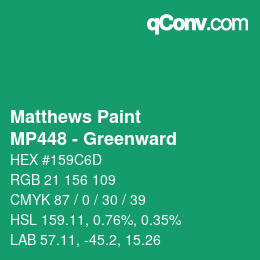 Color code: Matthews Paint - MP448 - Greenward | qconv.com