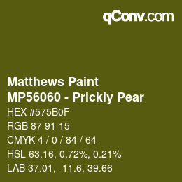 Farbcode: Matthews Paint - MP56060 - Prickly Pear | qconv.com