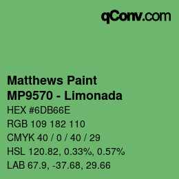 Code couleur: Matthews Paint - MP9570 - Limonada | qconv.com