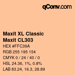 Farbcode: Maxit XL Classic - Maxit CL303 | qconv.com