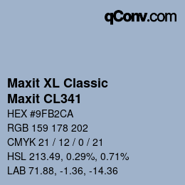 Farbcode: Maxit XL Classic - Maxit CL341 | qconv.com