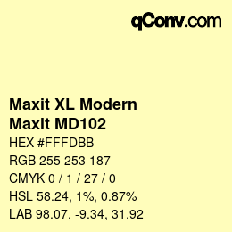 Código de color: Maxit XL Modern - Maxit MD102 | qconv.com