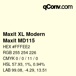 カラーコード: Maxit XL Modern - Maxit MD115 | qconv.com