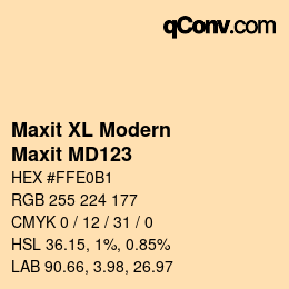 カラーコード: Maxit XL Modern - Maxit MD123 | qconv.com