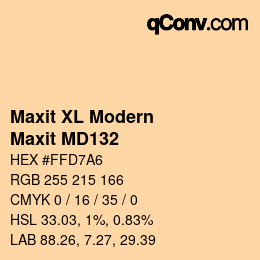 Código de color: Maxit XL Modern - Maxit MD132 | qconv.com