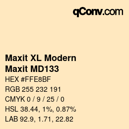 カラーコード: Maxit XL Modern - Maxit MD133 | qconv.com