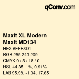 Farbcode: Maxit XL Modern - Maxit MD134 | qconv.com