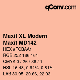 Farbcode: Maxit XL Modern - Maxit MD142 | qconv.com