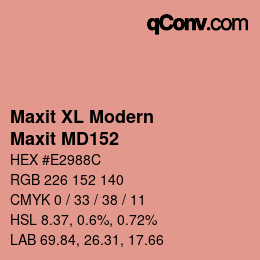 Farbcode: Maxit XL Modern - Maxit MD152 | qconv.com