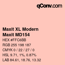 カラーコード: Maxit XL Modern - Maxit MD154 | qconv.com