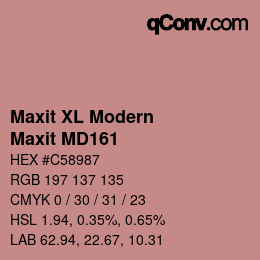 Farbcode: Maxit XL Modern - Maxit MD161 | qconv.com