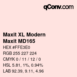 Farbcode: Maxit XL Modern - Maxit MD165 | qconv.com