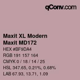 Código de color: Maxit XL Modern - Maxit MD172 | qconv.com