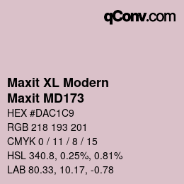 Farbcode: Maxit XL Modern - Maxit MD173 | qconv.com