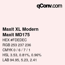 Farbcode: Maxit XL Modern - Maxit MD175 | qconv.com