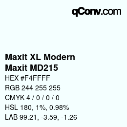 Código de color: Maxit XL Modern - Maxit MD215 | qconv.com