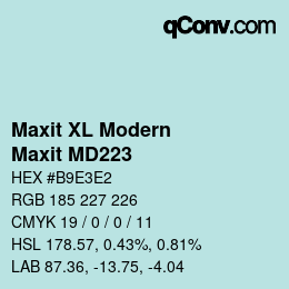 カラーコード: Maxit XL Modern - Maxit MD223 | qconv.com